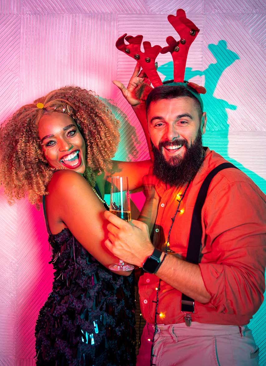 photo booth pose at party wonders gta